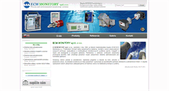 Desktop Screenshot of ecm-monitory.sk