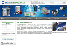Tablet Screenshot of ecm-monitory.sk